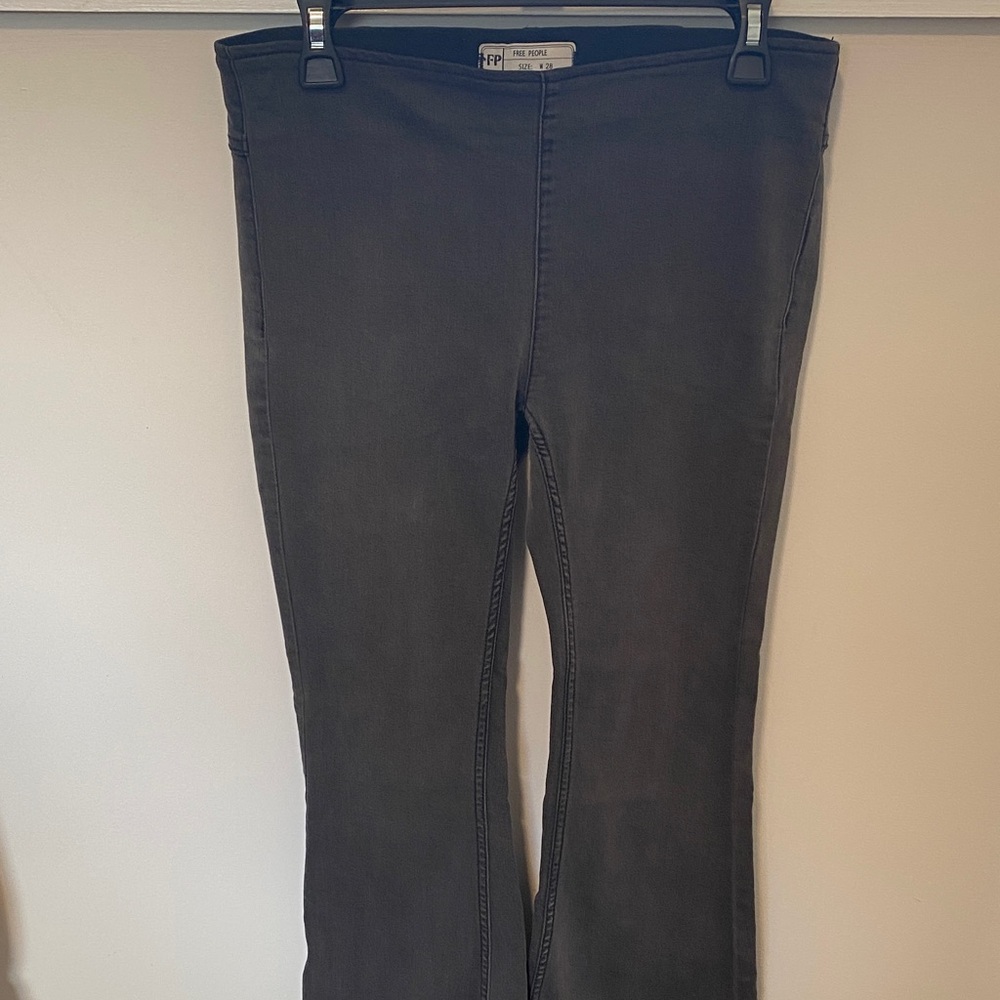 Free People Dark GrayPull On  Pants
